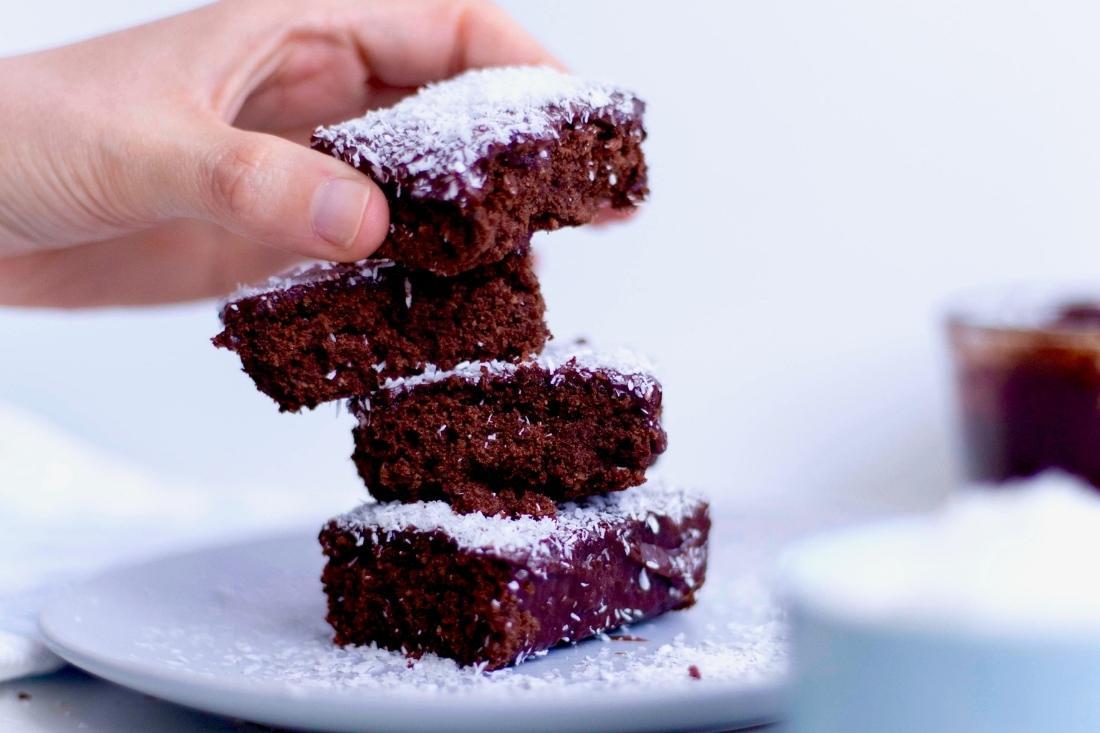 Low Carb Chocolate Coconut Slice - PBCo.