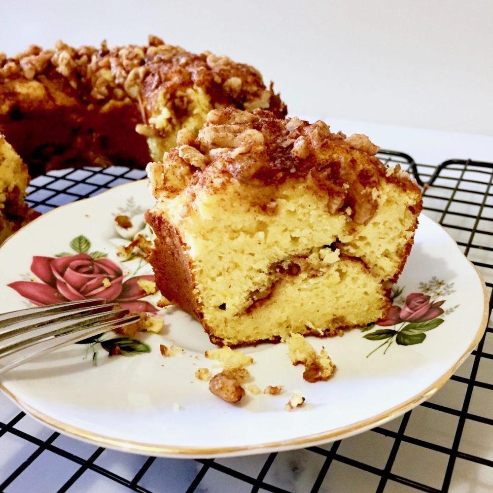 Low Carb Cinnamon and Walnut Cake - PBCo.