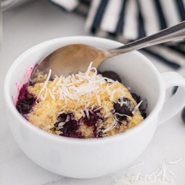 Blueberry Coconut Mug Cake - PBCo.