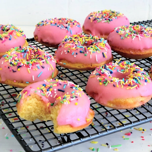 Low Carb Strawberry Donuts - PBCo.
