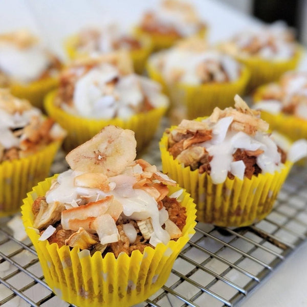 Low Carb Banana Coconut Muffins - PBCo.