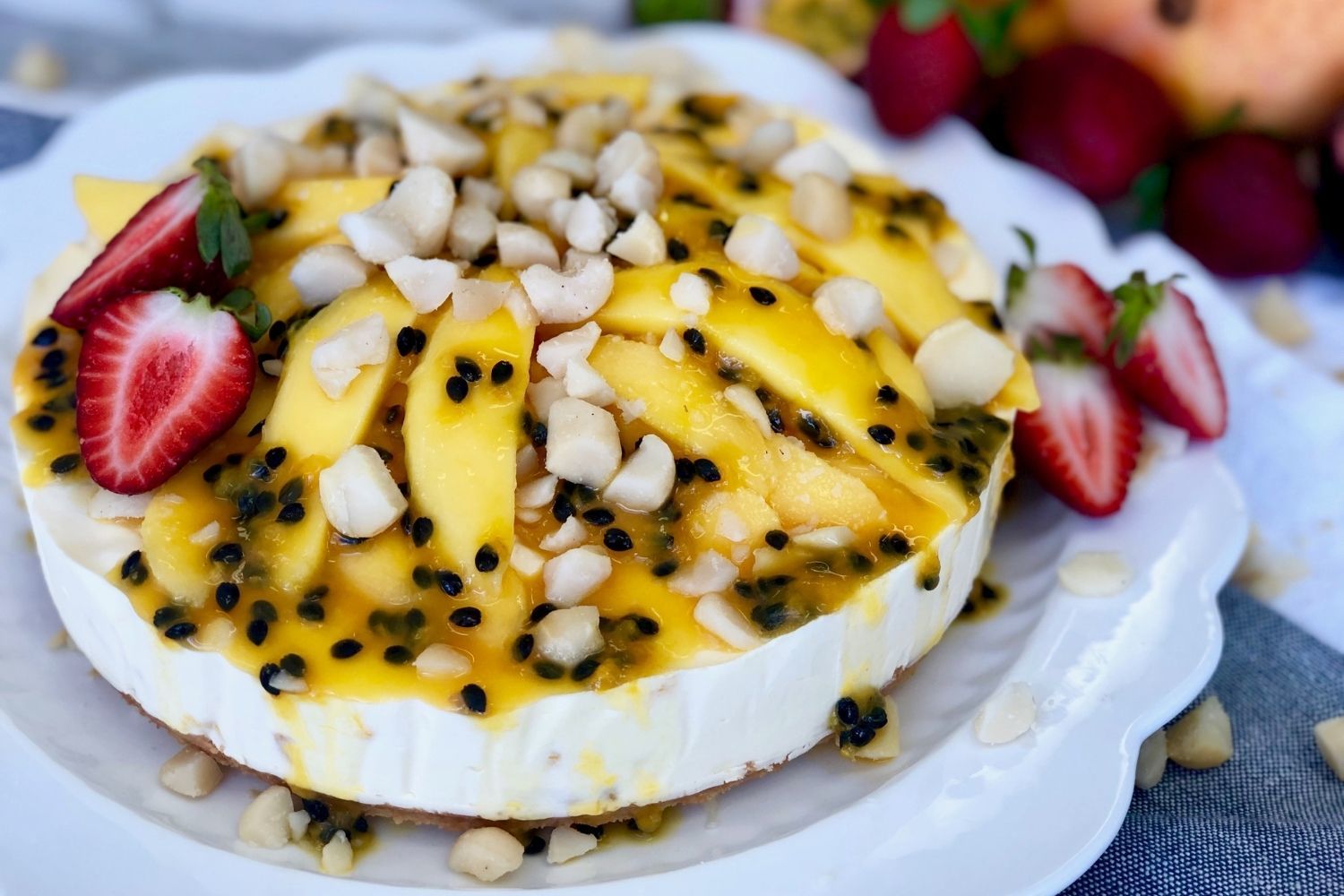 Mango Macadamia Cheesecake - PBCo.