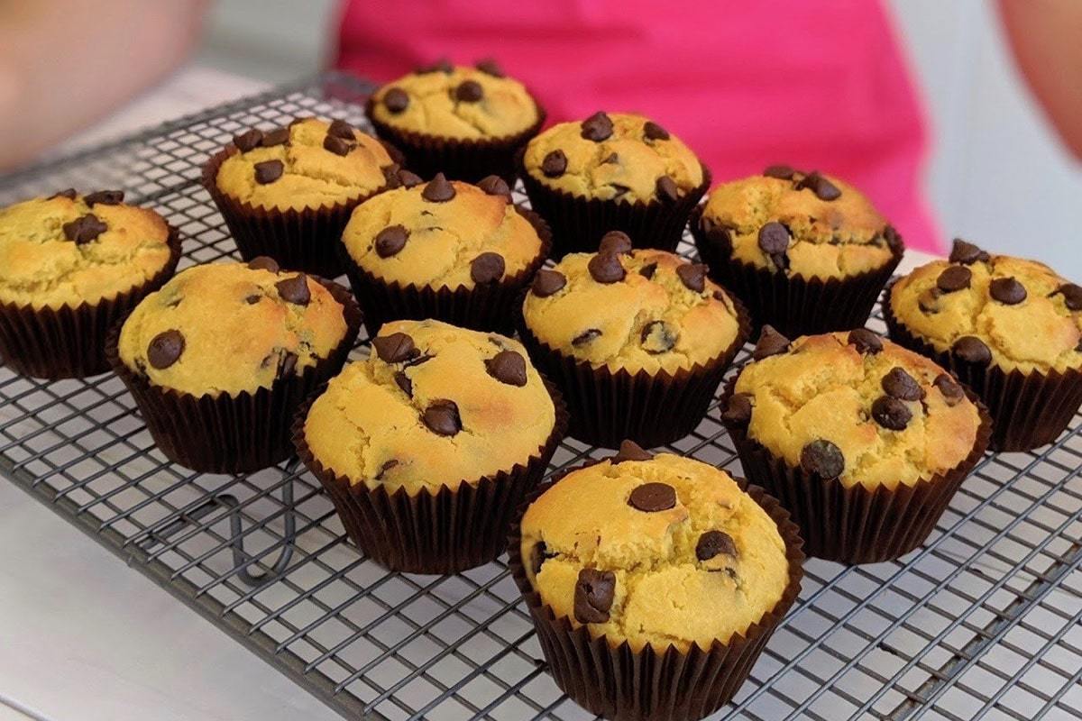 Low Carb Choc Chip Muffins