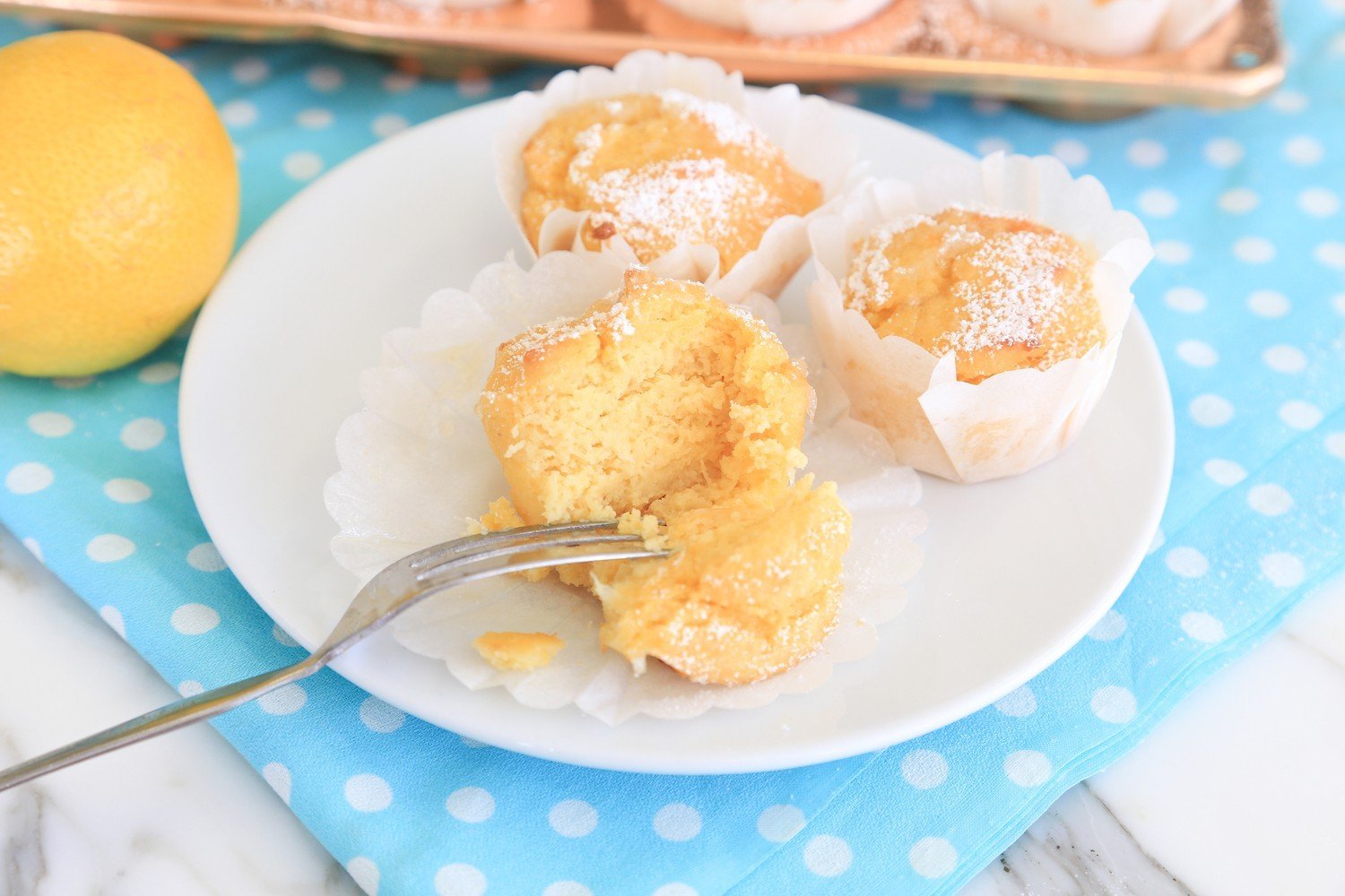 Lemon Syrup Cupcakes - PBCo.