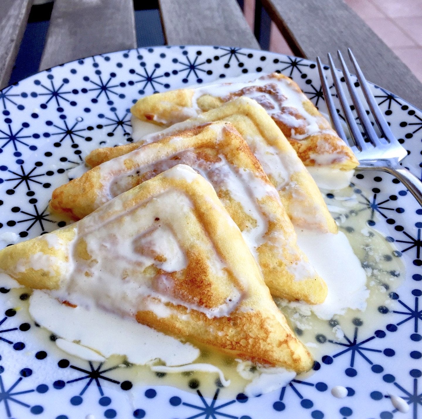 Blueberry Jaffle Pancakes