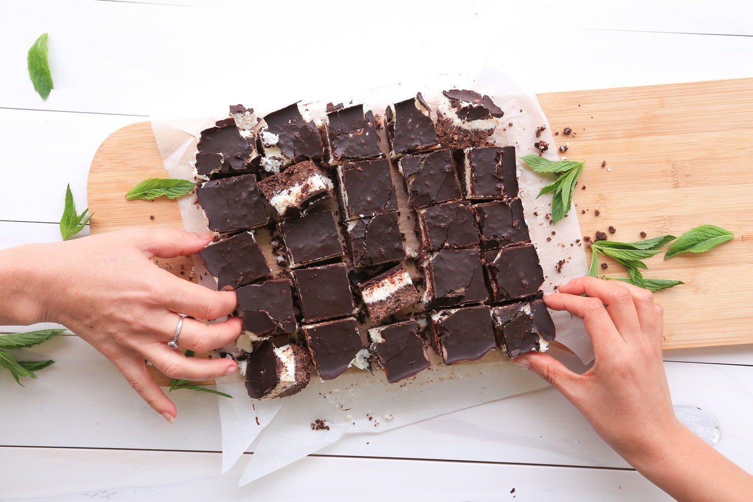 Choc Mint Slice - PBCo.
