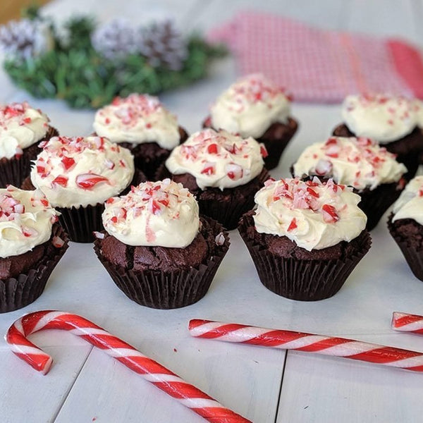 Choc-Mint Christmas Cupcakes - PBCo.