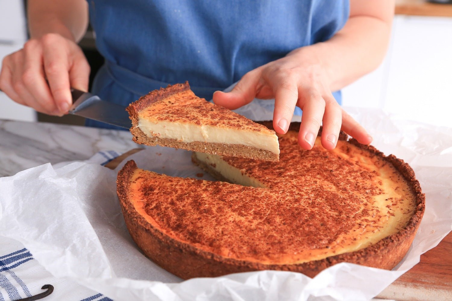 Low Carb Custard Tart - PBCo.