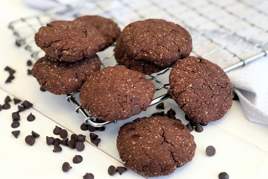 Low Carb Double Choc Cookies