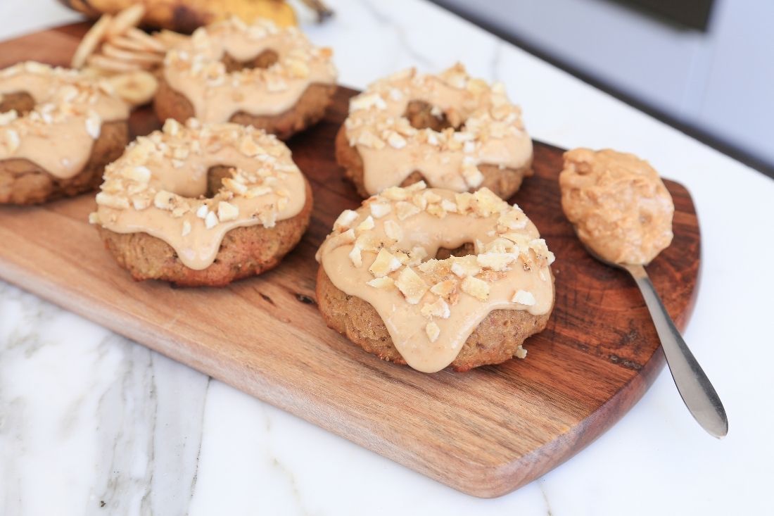 Banana Peanut Butter Donuts - PBCo.