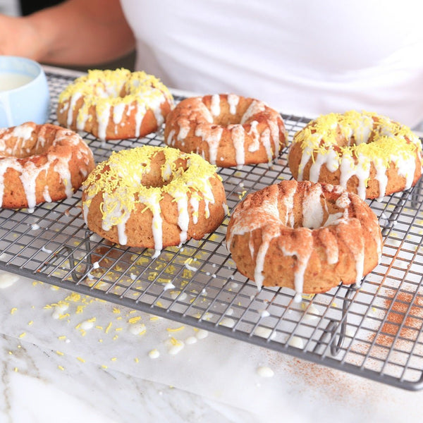 Yoghurt Glazed Banana Donuts - PBCo.