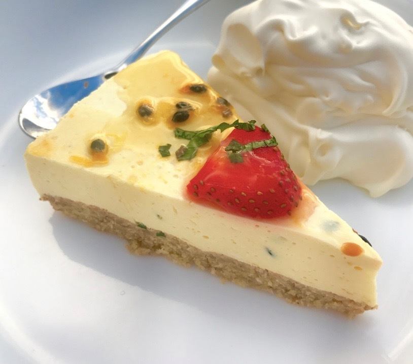 Low Carb Tropical Cheesecake