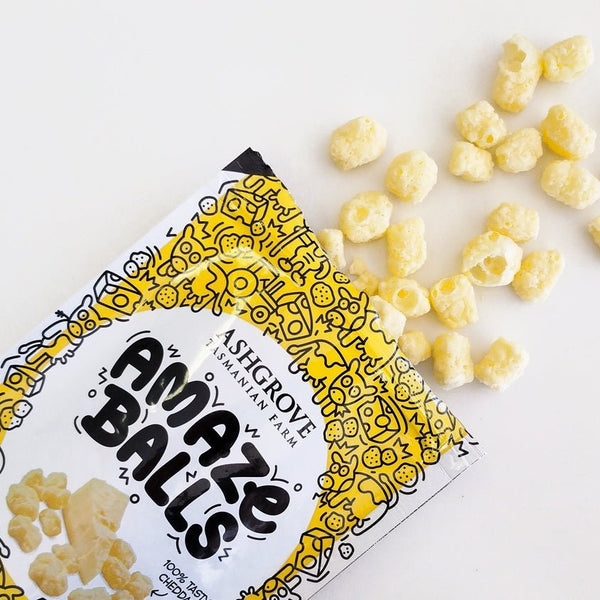 AMAZEBALLS Crunchy Cheese Balls by Ashgrove // Product Review - PBCo.