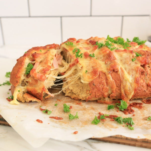 Cheesy Bacon Garlic Pull-apart - PBCo.