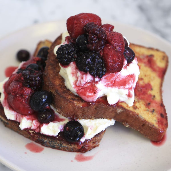 Smashed Berry Low Carb French Toast - PBCo.