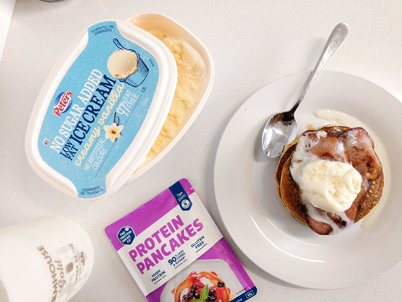 No Sugar Added Creamy Vanilla Ice Cream by PETERS // Product Review - PBCo.
