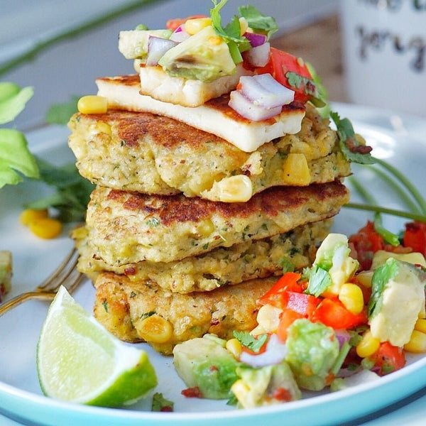 Miss Florrie's Fantastic Halloumi & Corn Fritters - PBCo.