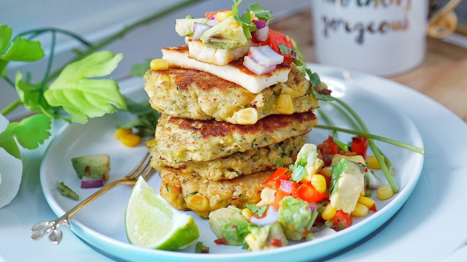 Miss Florrie's Fantastic Halloumi & Corn Fritters - PBCo.