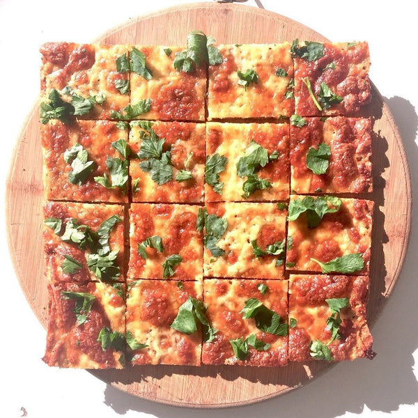Cheesy Garlic Pizza Squares - PBCo.