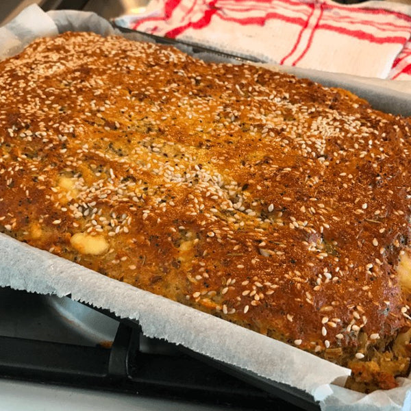 Low Carb Cheese & Garlic Focaccia - PBCo.