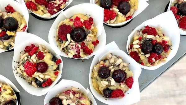 Low Carb Apple Berry Muffins - PBCo.
