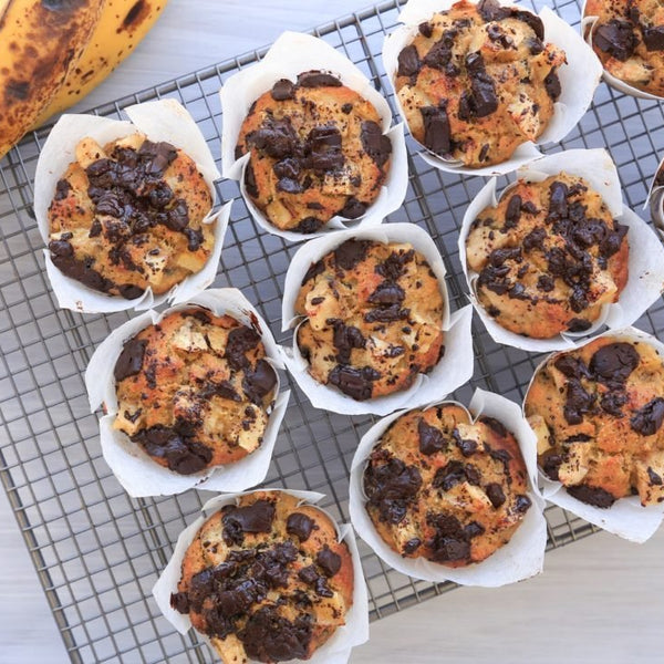 Banana Choc Protein Muffins - PBCo.