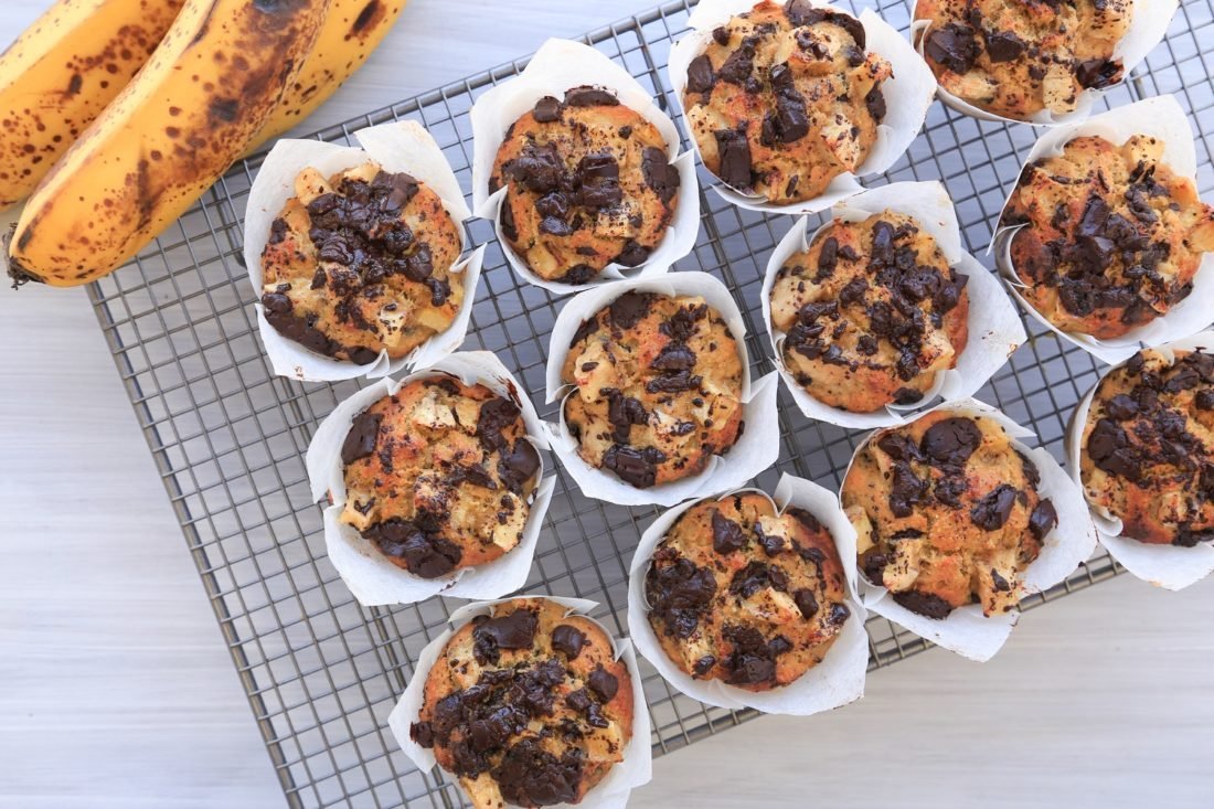 Banana Choc Protein Muffins - PBCo.