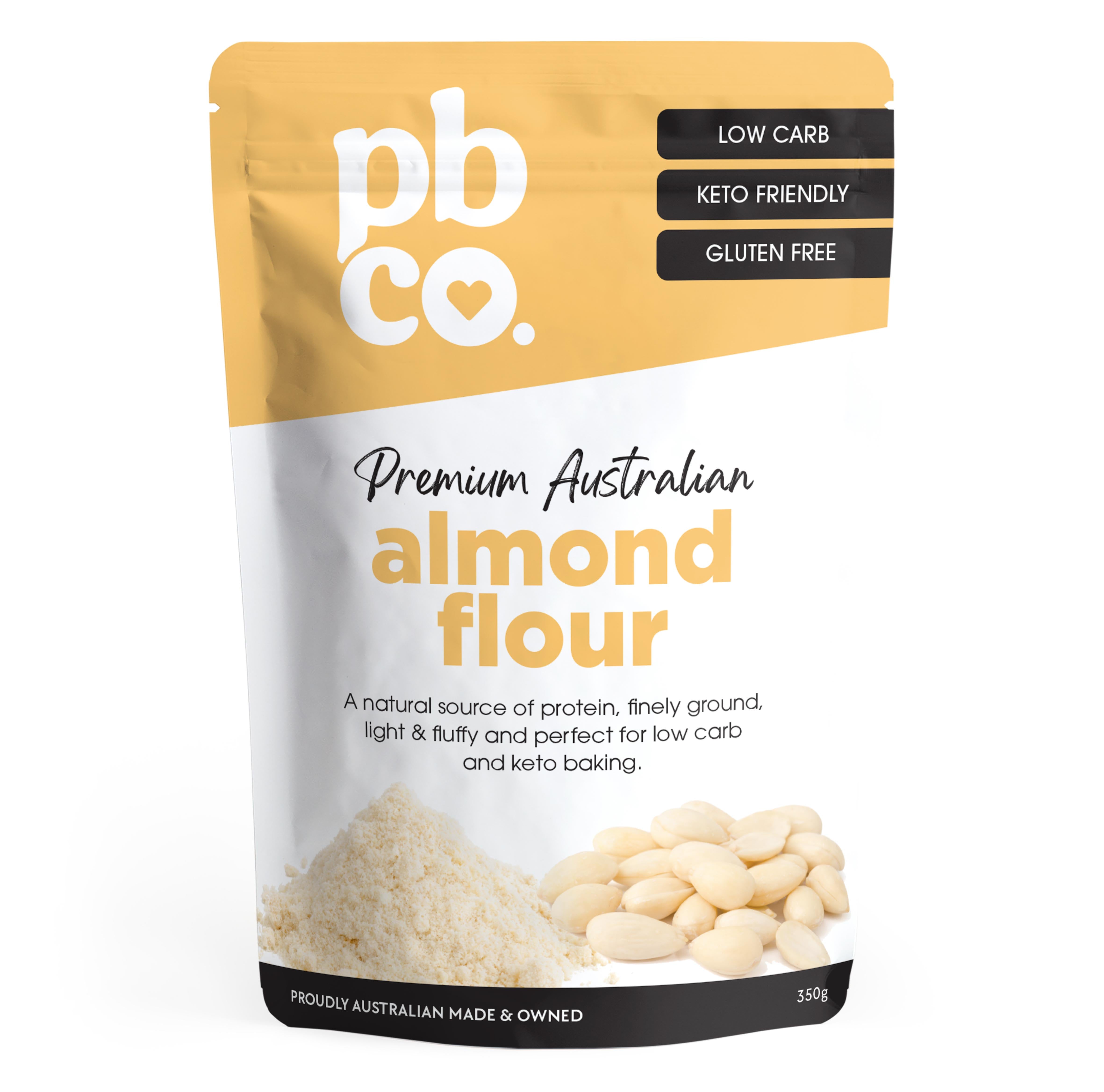Australian Almond Flour - 350g - Low carb & sugar free Pantry - Just $9.77! Shop now at PBCo.