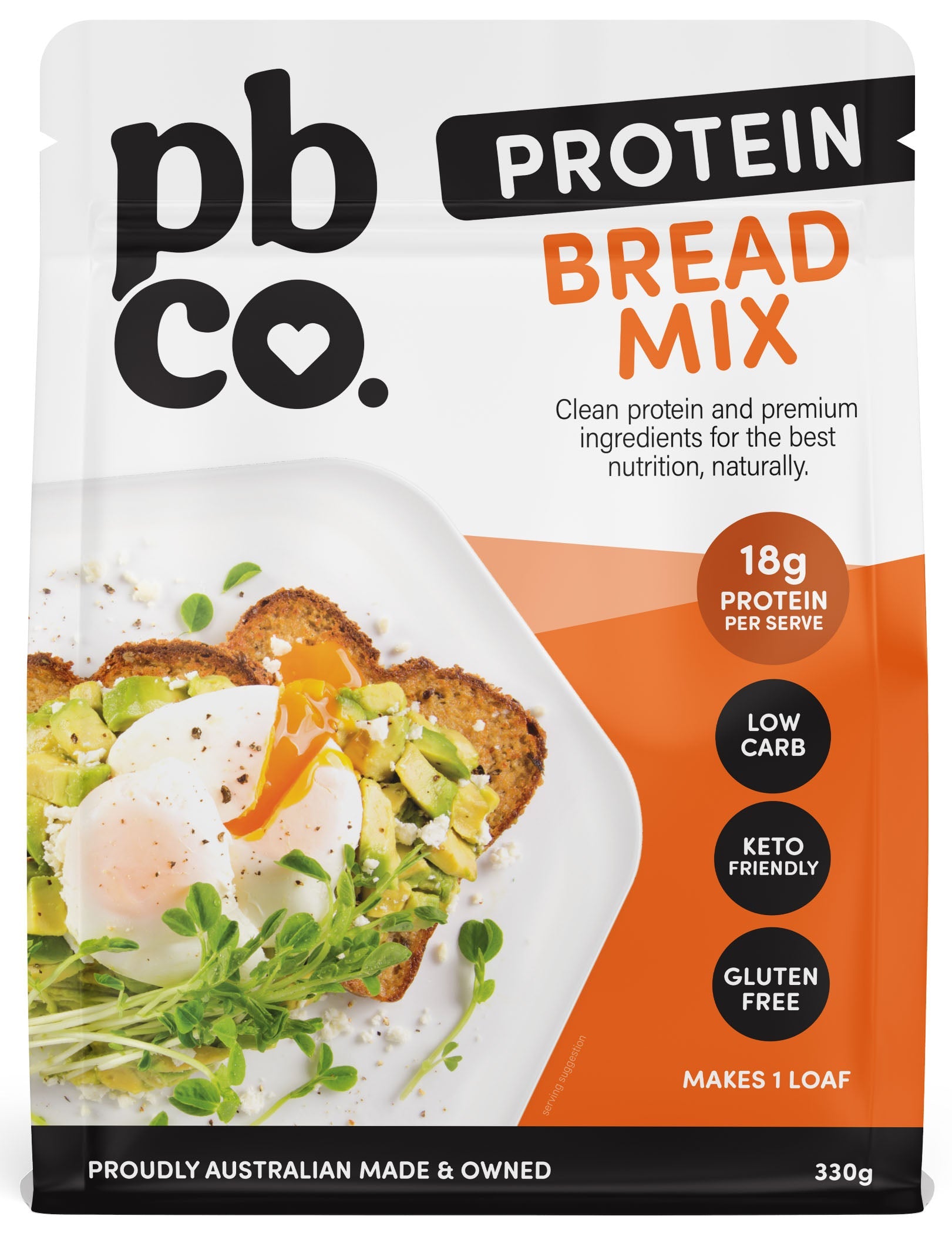 Protein Bread Mix - 330g - Low carb & sugar free Protein Baking Mixes - Just $14.95! Shop now at PBCo.
