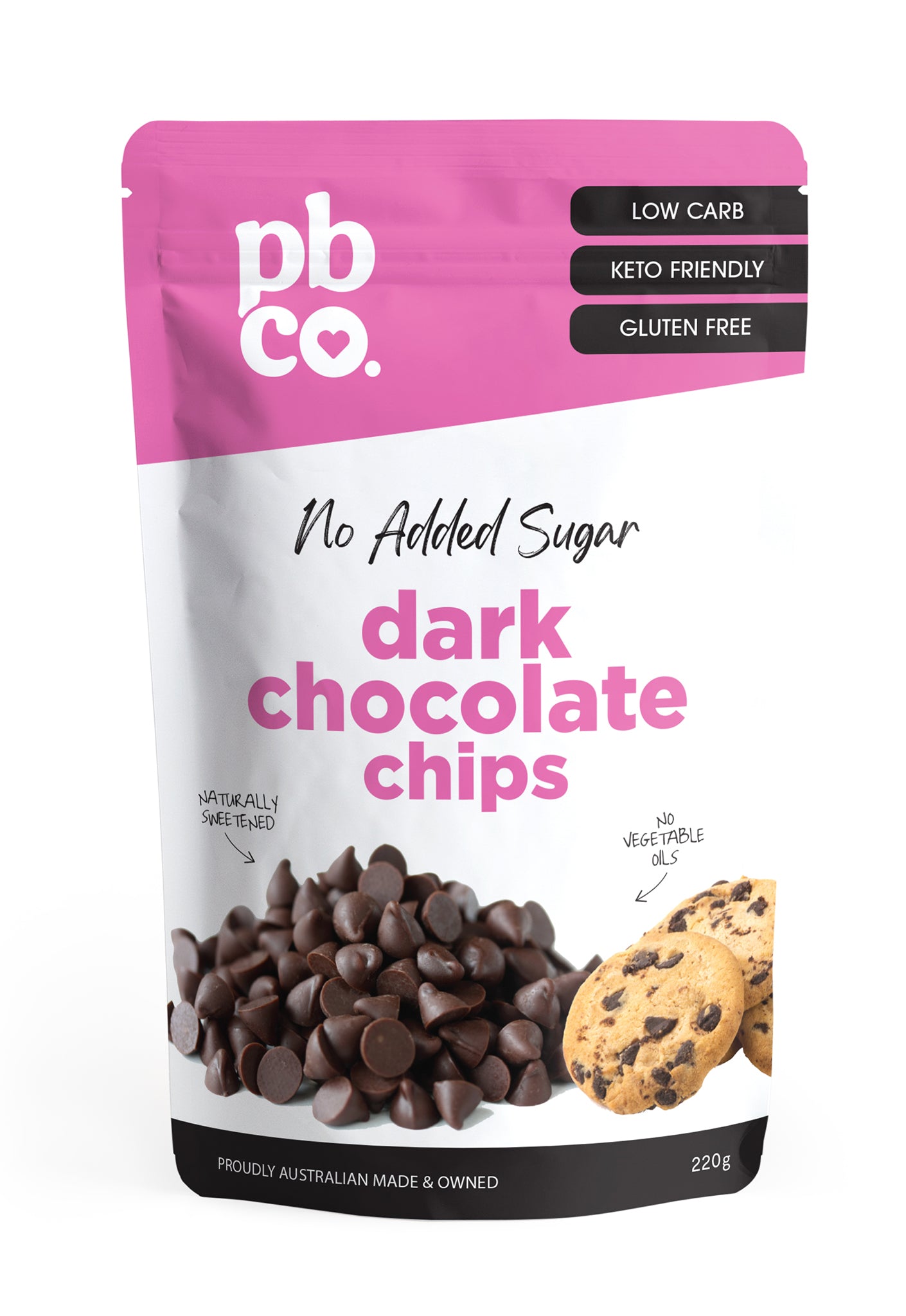 Sugar Free Dark Chocolate Chips - 220g