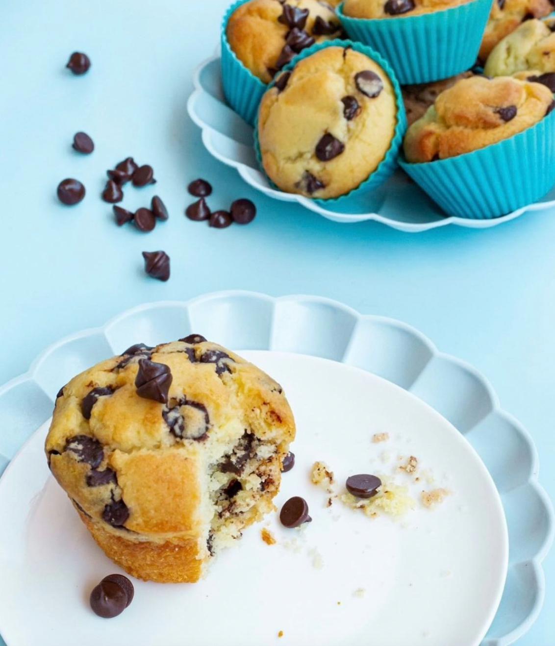 No Sugar Added Choc Chip Muffin - 340g - Low carb & sugar free Sensibly Sweet Baking Mixes - Just $11.95! Shop now at PBCo.