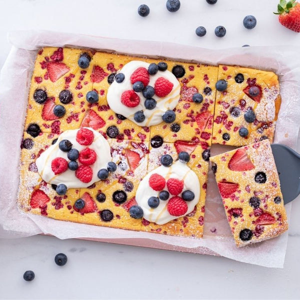 Keto Berry Pancake Tray Bake - PBCo.