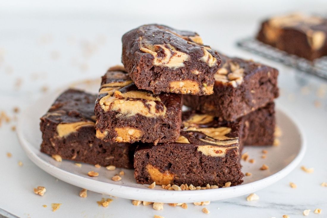 Low Carb Peanut Butter Brownies - PBCo.