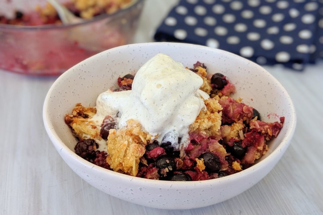 Low Carb Berry Crumble - PBCo.