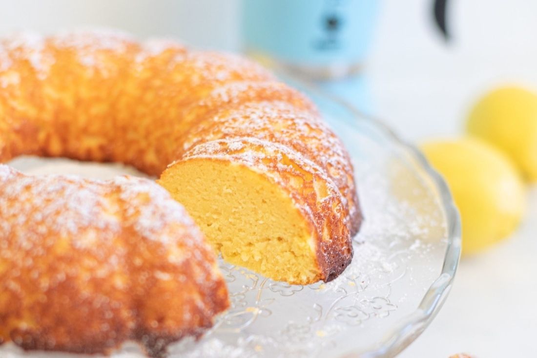 Low Carb Lemon Yoghurt Cake - PBCo.