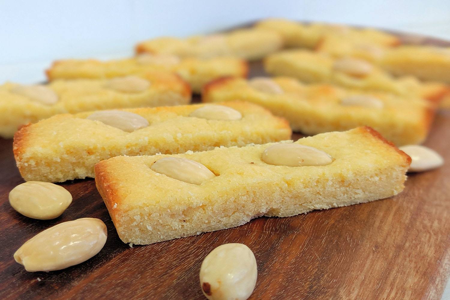 Chewy Almond Finger Biscuits - PBCo.
