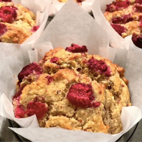 Low Carb Apple Raspberry Muffins - PBCo.