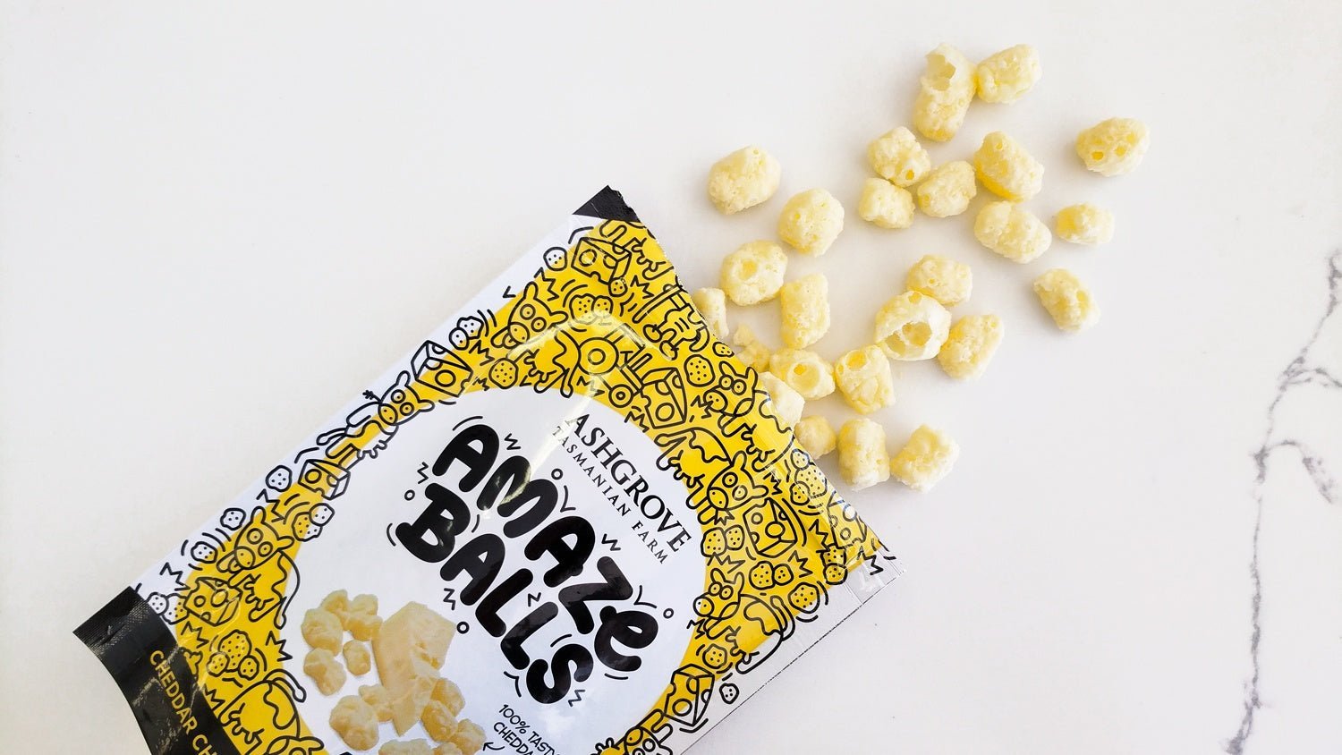 AMAZEBALLS Crunchy Cheese Balls by Ashgrove // Product Review - PBCo.