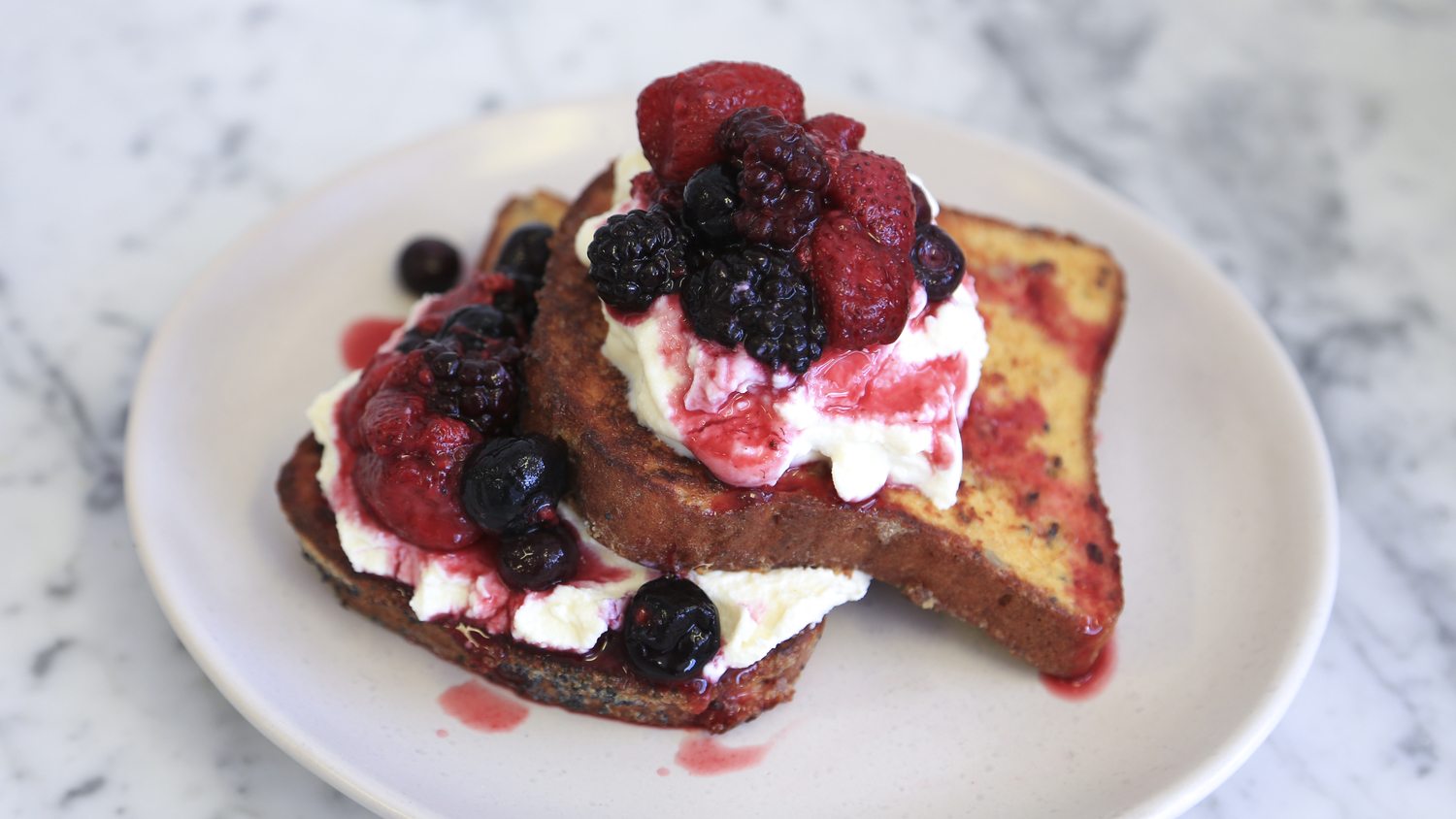 Smashed Berry Low Carb French Toast - PBCo.