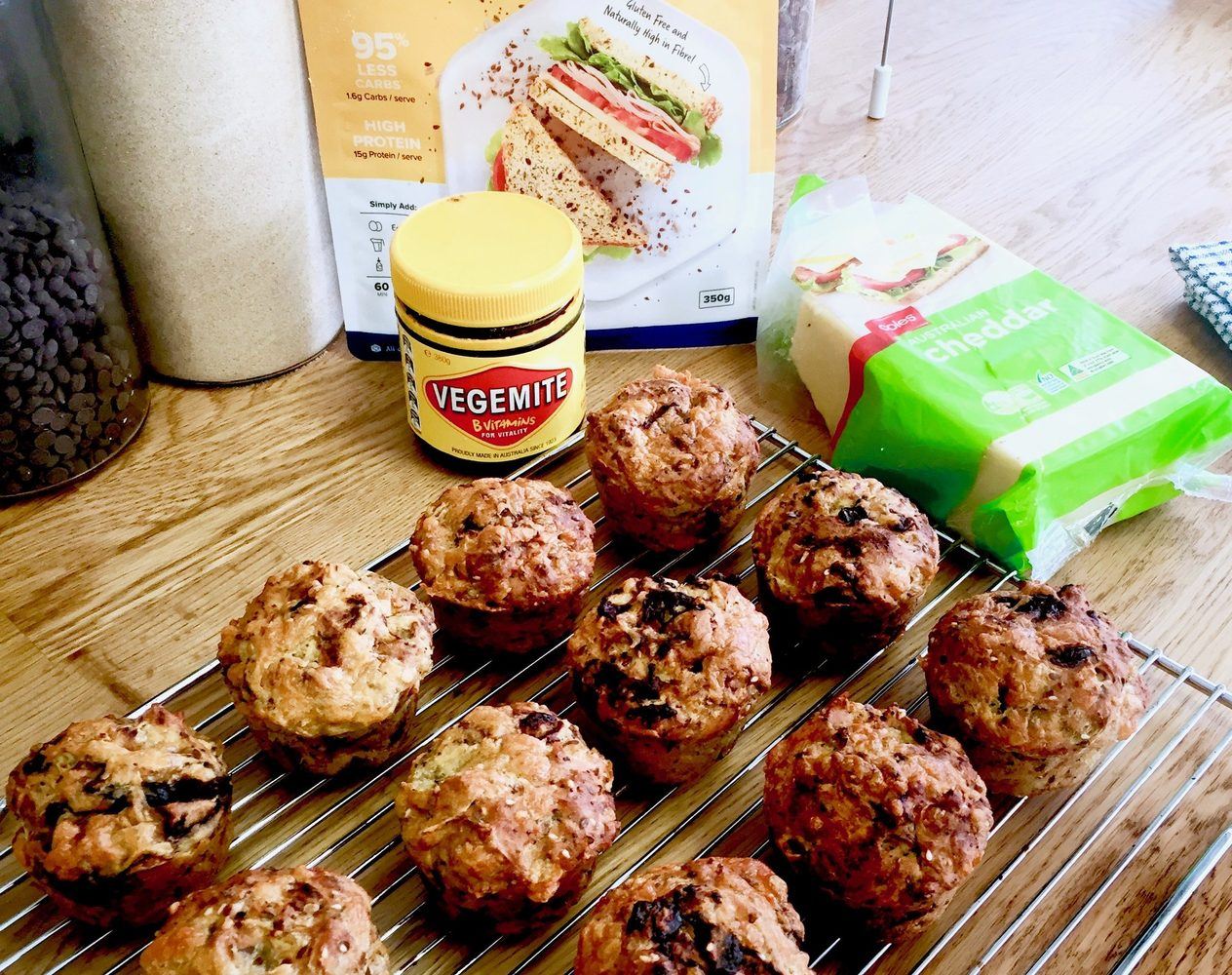 Low Carb Cheese and Vegemite Bread Rolls - PBCo.