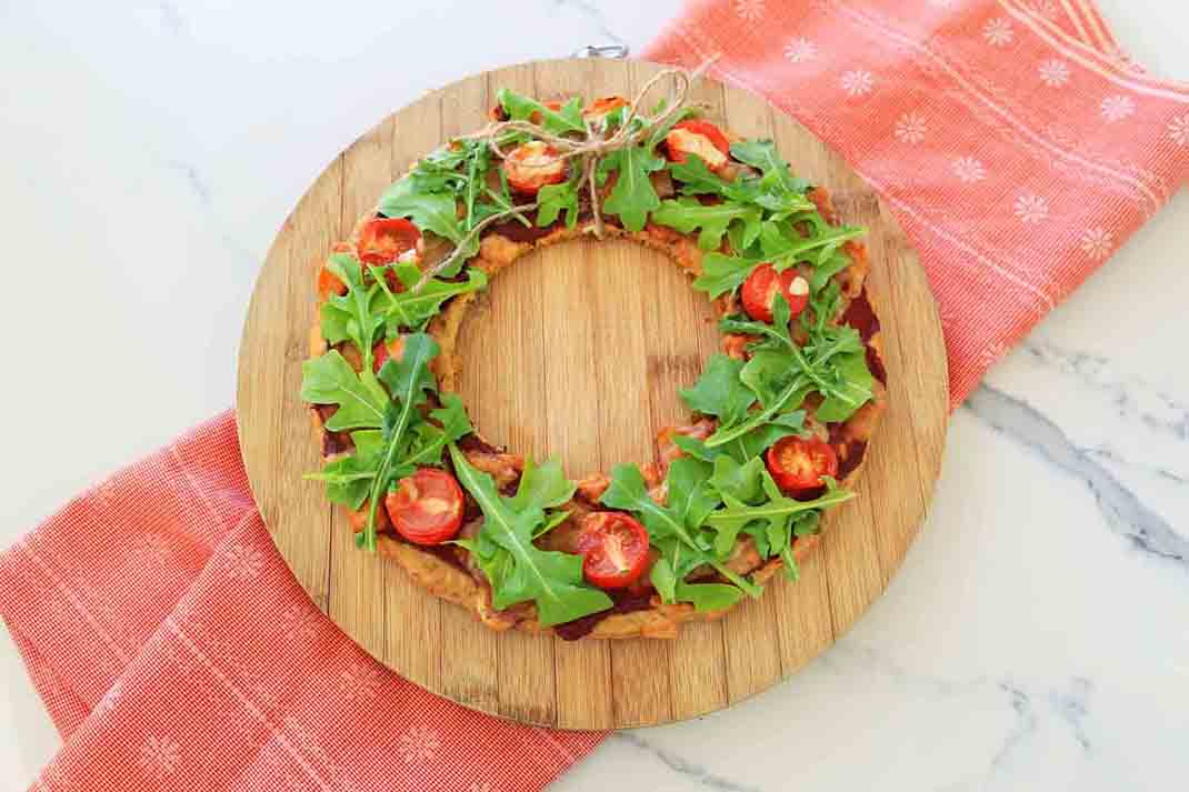 Protein Pizza Wreath