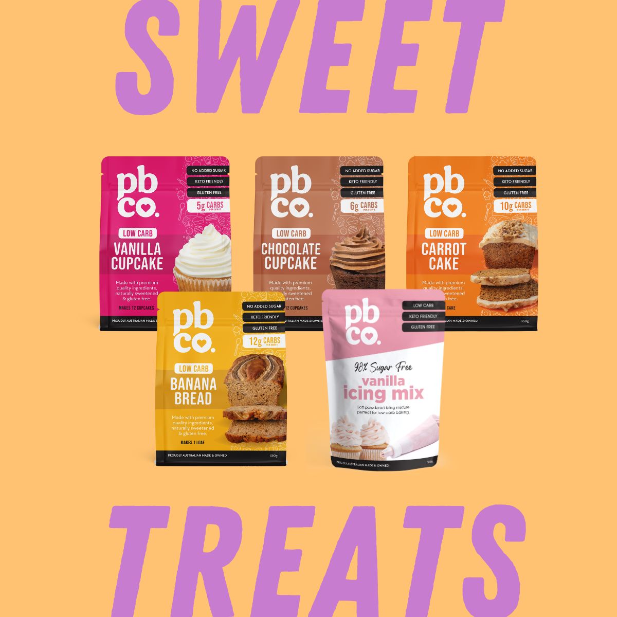 Sweets & Treats Bundle - Low carb & sugar free Bundle - Just $68.75! Shop now at PBCo.