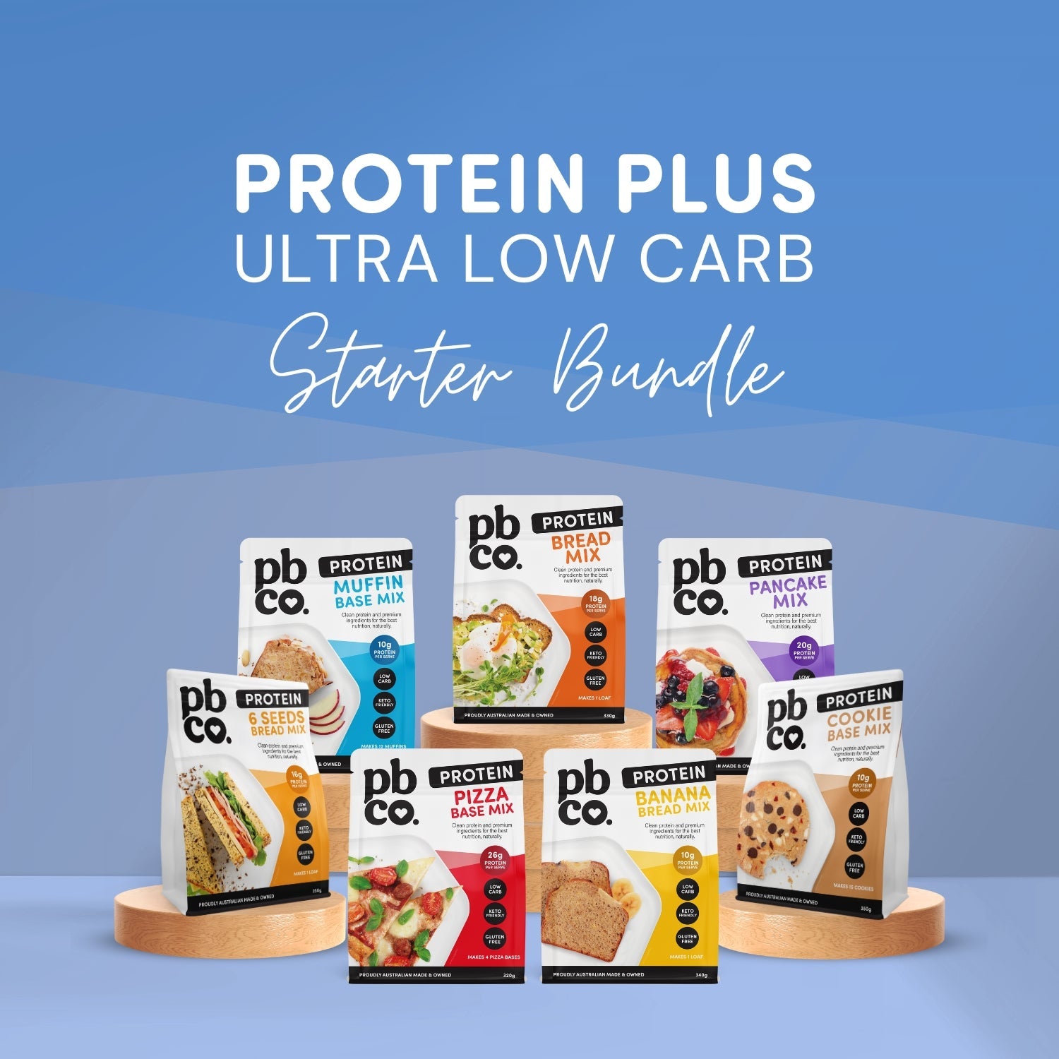 Protein + Ultra Low Carb Starter Bundle - Low carb & sugar free Bundle - Just $83.73! Shop now at PBCo.