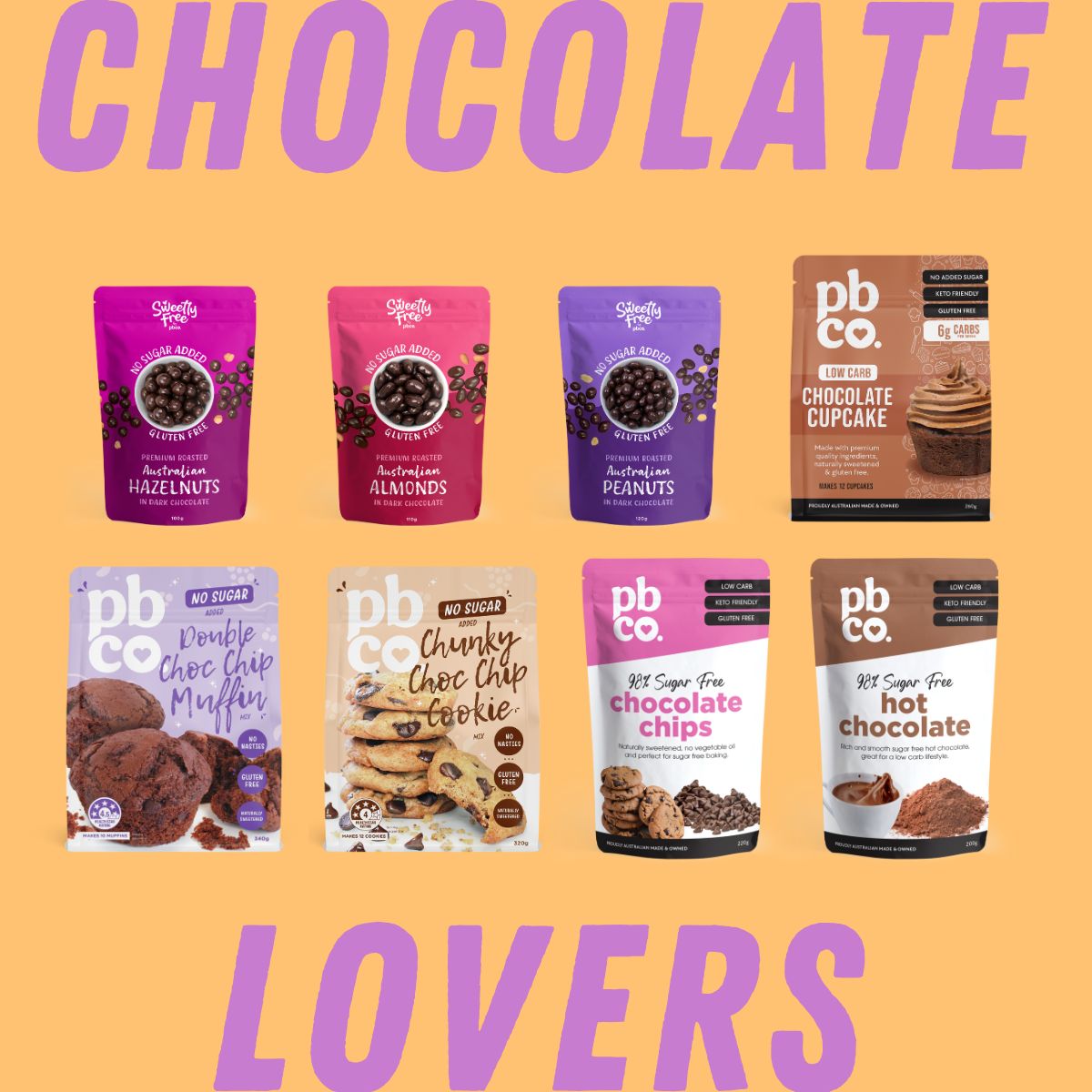 Chocolate Lovers Bundle - Low carb & sugar free Bundle - Just $120.53! Shop now at PBCo.