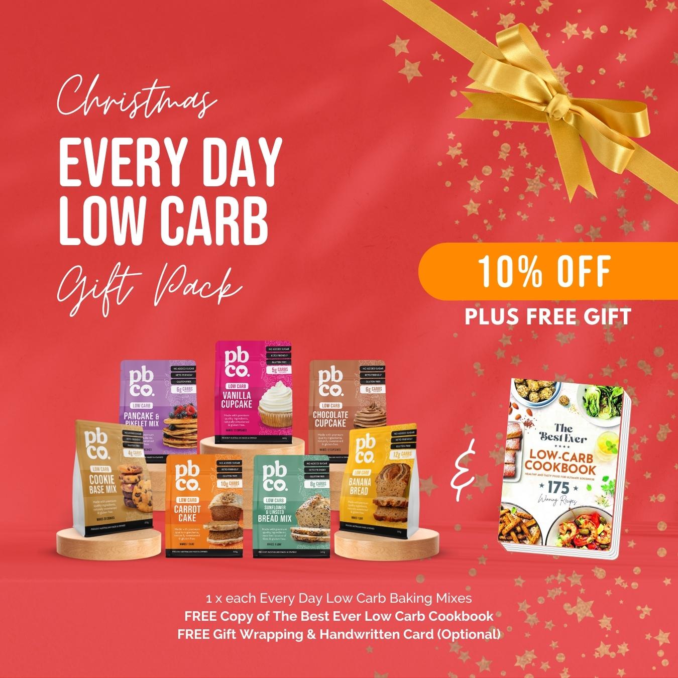 Every Day Low Carb - Christmas Gift Pack - Low carb & sugar free  - Just $68.98! Shop now at PBCo.