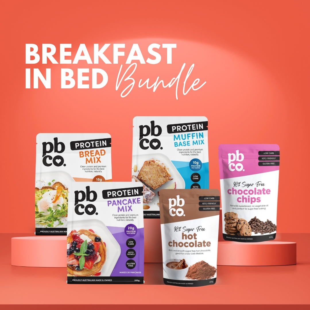 Breakfast In Bed Bundle - Low carb & sugar free  - Just $64.58! Shop now at PBCo.