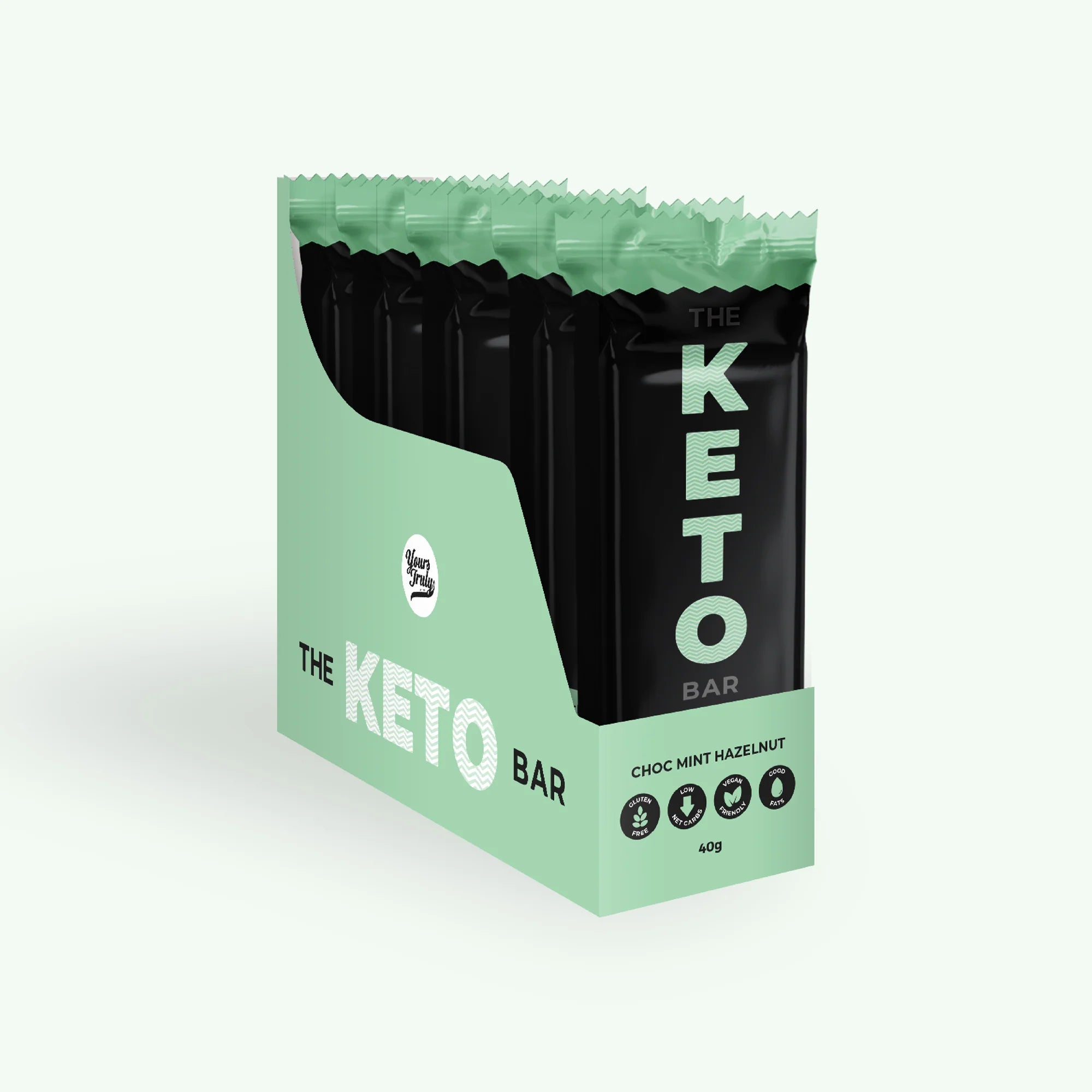 BOX OF 10 x Choc Mint Hazelnut - The Keto Bar