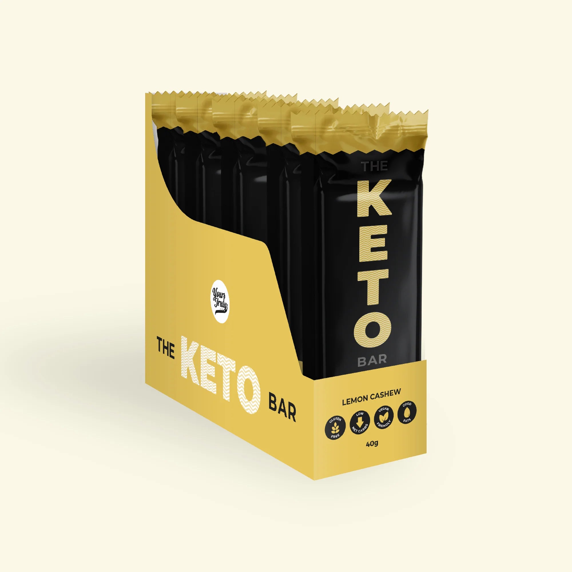 BOX OF 10 x Lemon & Cashew - The Keto Bar