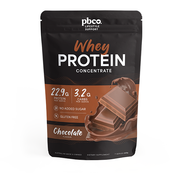 Whey Protein Chocolate - 245g - Low carb & sugar free Lifestyle Support - Just $29.95! Shop now at PBCo.