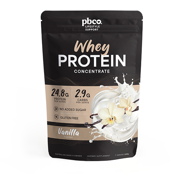 Whey Protein Vanilla - 245g - Low carb & sugar free Lifestyle Support - Just $29.95! Shop now at PBCo.